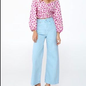 Zara Marine straight jeans sz 2